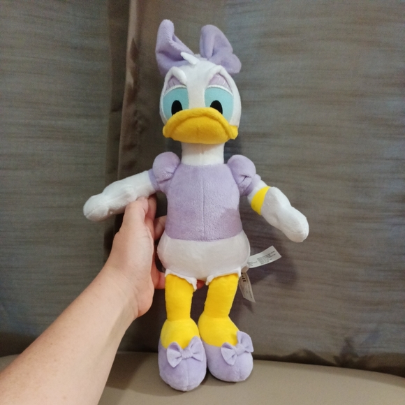 Disney Daisy Duck Purple White & Yellow Plush - Picture 2 of 6